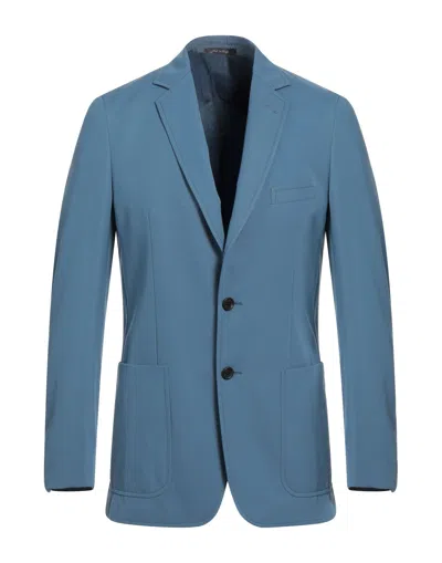 Dunhill Suit Jackets In Blue