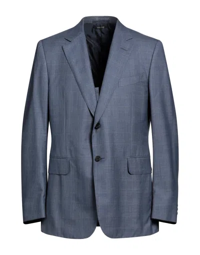 Dunhill Suit Jackets In Blue