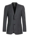 Dunhill Man Blazer Steel Grey Size 46 Wool In Grey