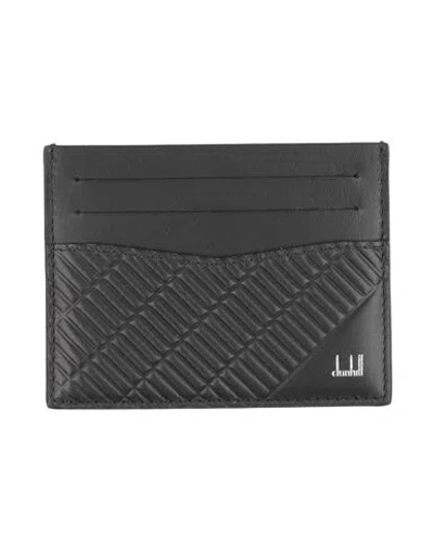 Dunhill Man Cardholder Black Size - Leather