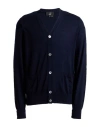 Dunhill Man Cardigan Navy Blue Size L Cashmere