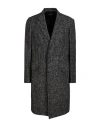 Dunhill Man Coat Black Size 40 Wool, Mohair Wool, Alpaca Wool, Polyamide, Cashmere In Black
