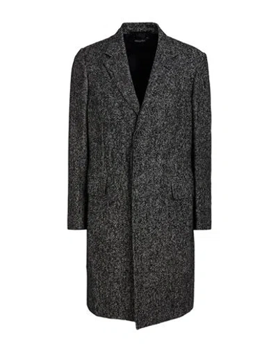 Dunhill Man Coat Black Size 40 Wool, Mohair Wool, Alpaca Wool, Polyamide, Cashmere