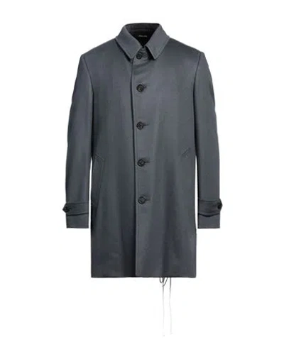 Dunhill Man Coat Lead Size 40 Wool, Cashmere In Grey