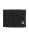 Dunhill Man Coin Purse Black Size - Leather
