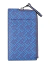 Dunhill Man Coin Purse Blue Size - Soft Leather In Blue