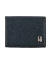 Dunhill Man Coin Purse Navy Size - Leather In Navy