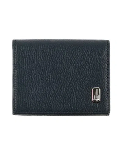 Dunhill Man Coin Purse Navy Size - Leather