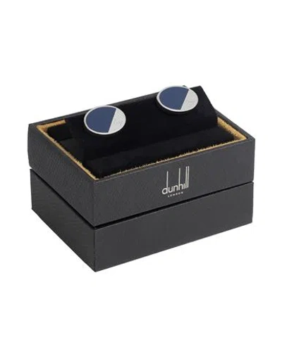 Dunhill Man Cufflinks And Tie Clips Blue Size - 925/1000 Silver