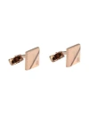 Dunhill Man Cufflinks And Tie Clips Rose Gold Size - 925/1000 Silver In Rose Gold