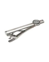 Dunhill Man Cufflinks And Tie Clips Silver Size - Metal In Silver