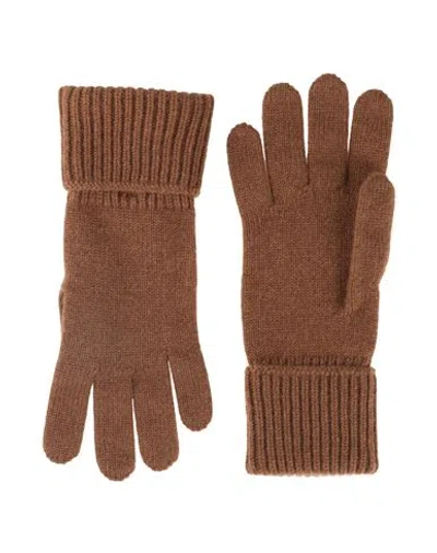 Dunhill Man Gloves Brown Size 8.5 Cashmere