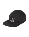 Dunhill Man Hat Black Size S/m Cotton, Lambskin In Black