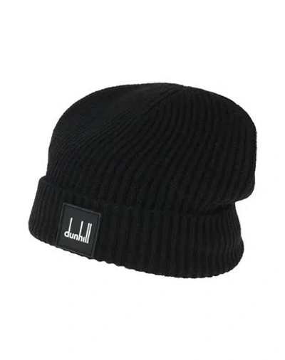 Dunhill Man Hat Black Size Onesize Merino Wool