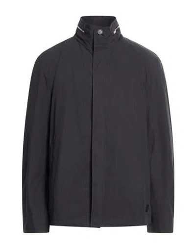 Dunhill Man Jacket Black Size L Cotton, Polyester