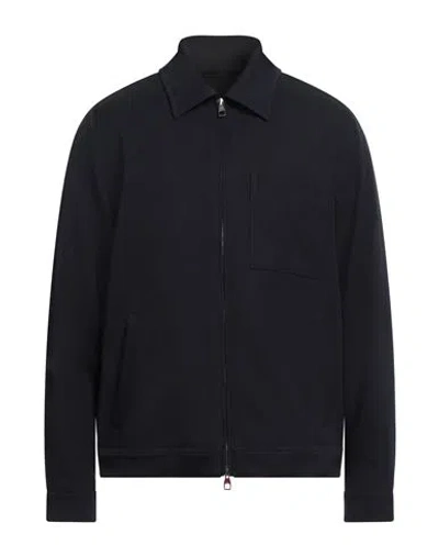 Dunhill Man Jacket Midnight Blue Size L Wool