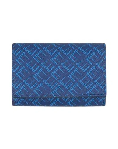 Dunhill Man Key Ring Bright Blue Size - Soft Leather