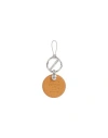 Dunhill Man Key Ring Orange Size - Soft Leather, Metal