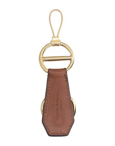 Dunhill Key Rings In Brown