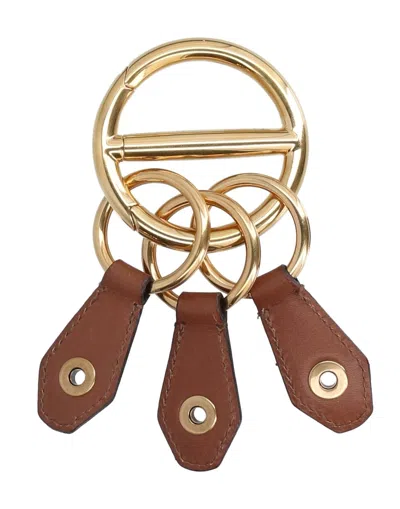 Dunhill Key Rings In Brown