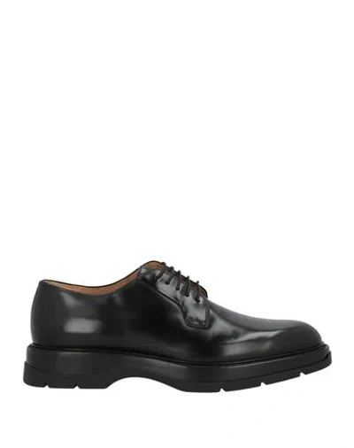Dunhill Man Lace-up Shoes Black Size 8 Leather