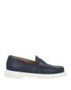 Dunhill Man Loafers Blue Size 9 Leather