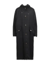 Dunhill Man Overcoat & Trench Coat Black Size S Viscose, Mulberry Silk In Black