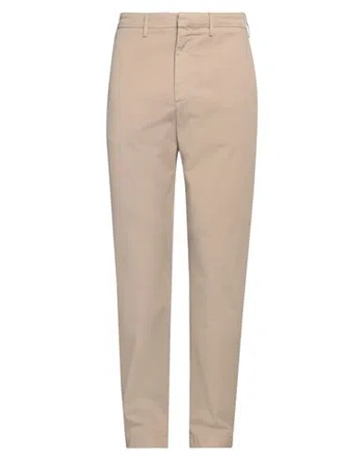 Dunhill Man Pants Beige Size 40 Cotton, Linen, Elastane