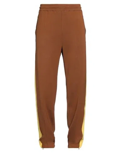 Dunhill Man Pants Brown Size Xl Cotton