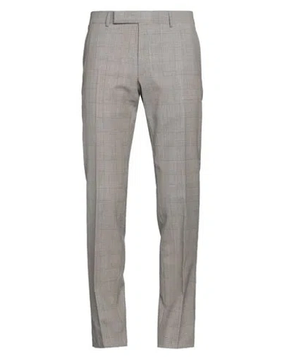 Dunhill Man Pants Camel Size 38 Wool, Mohair Wool In Beige