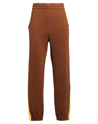 Dunhill Man Pants Camel Size Xl Cotton In Beige