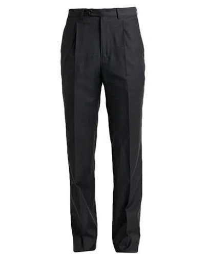 Dunhill Man Pants Steel Grey Size 38 Virgin Wool