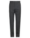 Dunhill Man Pants Charcoal Size 40 Polyester, Wool, Elastane In Black