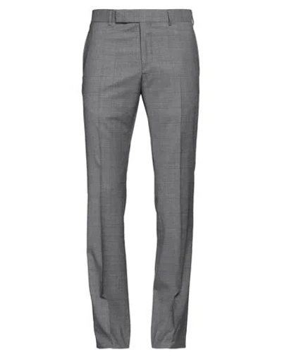 Dunhill Man Pants Grey Size 36 Wool In Gray
