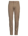 Dunhill Man Pants Khaki Size 34 Cotton, Cashmere, Elastane, Wool In Beige