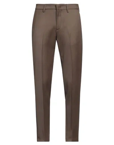 Dunhill Man Pants Khaki Size 38 Wool In Beige