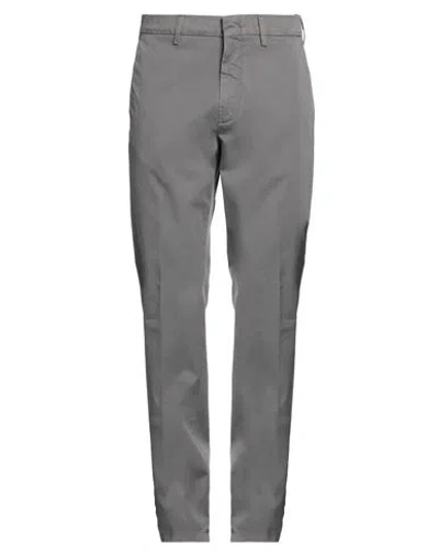 Dunhill Man Pants Lead Size 42 Cotton In Grey