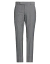 Dunhill Mayfair Wool Silk Puppytooth Trousers In Grey