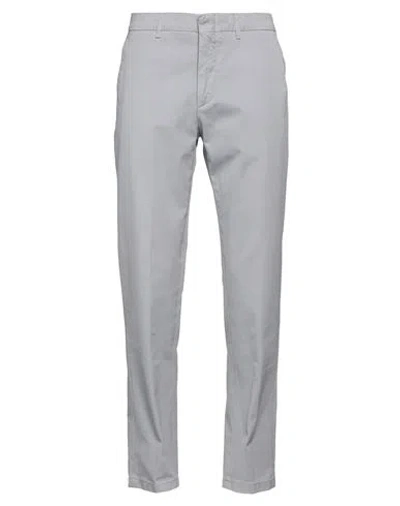 Dunhill Man Pants Light Grey Size 40 Cotton In Gray