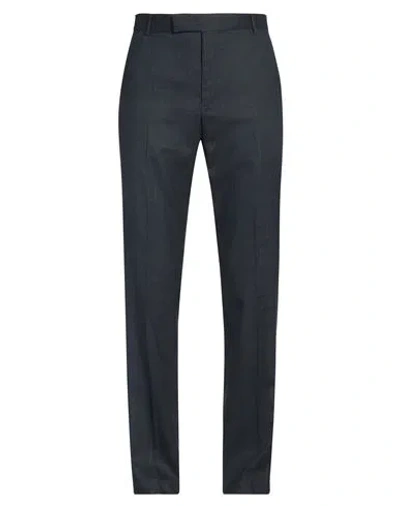 Dunhill Man Pants Midnight Blue Size 36 Wool, Linen, Elastane