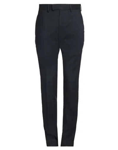 Dunhill Man Pants Midnight Blue Size 36 Wool, Linen, Silk