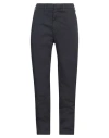 Dunhill Man Pants Midnight Blue Size 40 Cotton, Linen, Elastane In Blue
