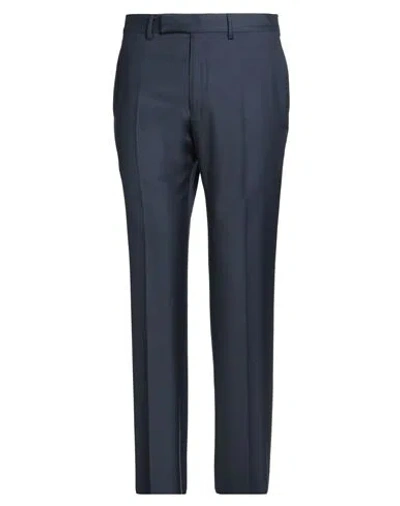 Dunhill Man Pants Midnight Blue Size 34 Wool