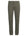 Dunhill Man Pants Military Green Size 40 Cotton, Elastane