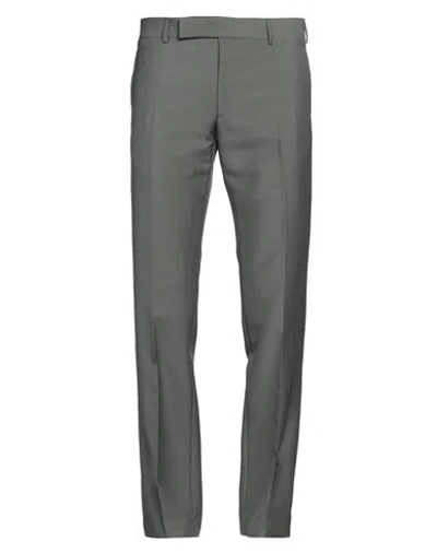Dunhill Man Pants Military Green Size 40 Wool In Green