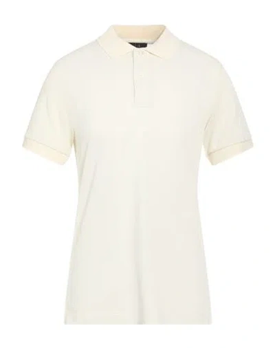 Dunhill Man Polo Shirt Cream Size M Cotton, Mulberry Silk In White