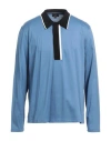 Dunhill Man Polo Shirt Light Blue Size Xxl Cotton