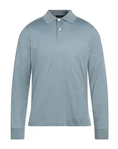 Dunhill Man Polo Shirt Light Blue Size Xl Cotton