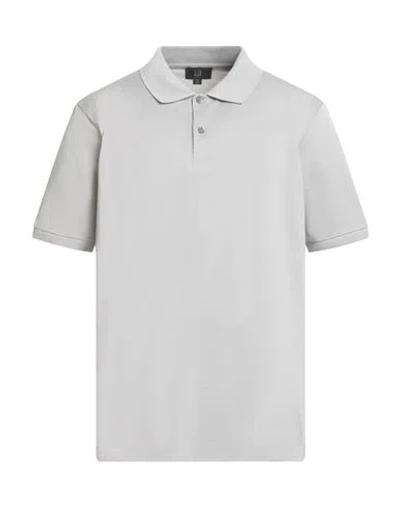 Dunhill Man Polo Shirt Light Grey Size Xxl Cotton