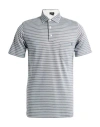 Dunhill Man Polo Shirt Navy Blue Size L Cotton, Mulberry Silk